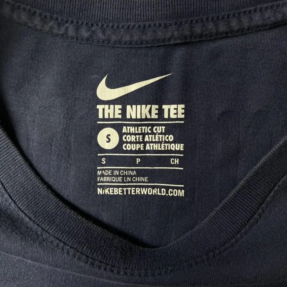 New England Patriots Shirt Mens Small Blue NFL Football Gronkowski 87 Nike